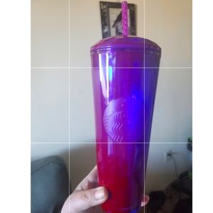 Starbucks 24oz 2021 purple glow dome tumbler